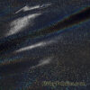 Black with Iridescent Hologram Foil Spandex Fabric: Suncatcher 4-Way Stretch