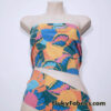 Colorful Tropical Leaves Print Nylon Spandex Fabric