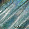 Light Aqua Iridescent Spandex Fabric: Suncatcher 4-Way Stretch @flukyfabrics