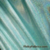 Light Aqua Iridescent Spandex Fabric: Suncatcher 4-Way Stretch