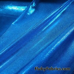 Metallic Blue Shiny Mystique 4-Way Stretch Spandex Fabric