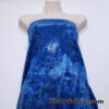 Royal Blue Ice Velvet with Mystique Iridescent Foggy Foil