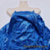 Royal Blue Ice Velvet with Mystique Iridescent Foggy Foil