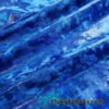 Royal Blue Ice Velvet with Mystique Iridescent Foggy Foil