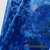 Royal Blue Ice Velvet with Mystique Iridescent Foggy Foil