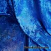 Royal Blue Ice Velvet with Mystique Iridescent Foggy Foil