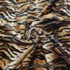 Tiger Print Velvet Stretch Fabric