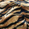 Tiger Print Velvet Stretch Fabric