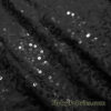 Black Sequin 2-Way Stretch Lightweight Poly Spandex Fabric