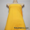 Sunshine Yellow Matte 4-Way Stretch Nylon Spandex Fabric by The Yard