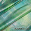 Tie Dye Holographic Mystique Spandex Fabric: Mermaid Aqua, Green, White, Blue, Lime and Pink