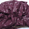 Wine Foil Leopard Poly Spandex Fabric