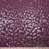 Wine Foil Leopard Poly Spandex Fabric