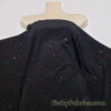 Black ITY Spandex with Red Metallic Sequins Dancewear Fabric