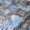 Holographic Animal Print Iridescent Geometric Foil Poly Spandex Fabric