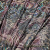 Holographic Animal Print Spandex Fabric Burgundy Gold Colorway Iridescent Foil