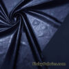 Navy Shiny Mystique Spandex Fabric: 4-Way Stretch Wet-Look Nylon