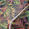 Tropical Floral Stretch Mesh Fabric – Colorful Jungle Leaves & Flowers Print