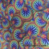 Psychedelic Abstract Circle Nylon Spandex Fabric