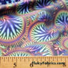 Psychedelic Abstract Circle Nylon Spandex Fabric
