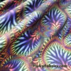 Psychedelic Abstract Circle Nylon Spandex Fabric