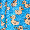 Yellow Ducklings Print Liverpool Knit Fabric – Blue Water