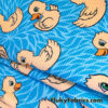 Yellow Ducklings Print Liverpool Knit Fabric – Blue Water
