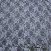 Silver Light Gray 4-Way Stretch Lace Fabric – Lightweight and Sheer