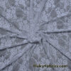 Silver Light Gray 4-Way Stretch Lace Fabric – Lightweight and Sheer