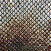 Golden Holo Mermaid Scales Fabric: Gold on Black 4-Way Stretch Nylon Spandex