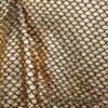 Golden Holo Mermaid Scales Fabric: Gold on Black 4-Way Stretch Nylon Spandex