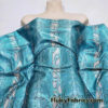 Shiny Blue Snake Skin with Lurex Nylon Spandex Bikini Swimsuit Swimwear Fabric