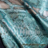 Shiny Blue Snake Skin with Lurex Nylon Spandex Bikini Swimsuit Swimwear Fabric