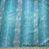 Shiny Blue Snake Skin with Lurex Nylon Spandex Bikini Swimsuit Swimwear Fabric