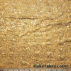 Gold on Gold Sequin Fabric: 4-Way Stretch Poly Spandex, Mini Sequins