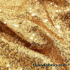 Gold on Gold Sequin Fabric: 4-Way Stretch Poly Spandex, Mini Sequins